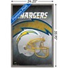 Trends International NFL Los Angeles Chargers - Helmet 19 Framed Wall Poster Prints - 3 of 4
