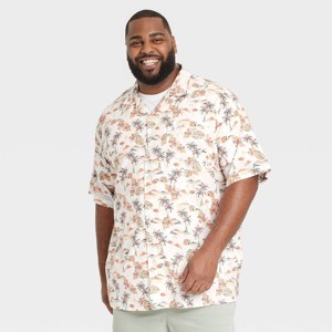 Men's Short Sleeve Camp Shirt - Goodfellow & Co™ - 1 of 3