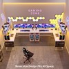 Aheaplus L Shaped Desk with Power Outlet & LED Strip - 4 of 4
