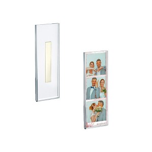 Azar Displays Self Adhesive Clear Acrylic Sign Holder Frames, 2 -Pack - 1 of 4