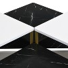 Kumasinova Set of 4 Modern Nesting Coffee Table,Square Adjustable Configuration Center Table,Mid-Century Coffee Tables for Living Room - 3 of 4