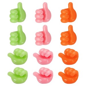 Unique Bargains Cord Holders, Cable Clips for Nightstand Plastic Modern Minimalist Organizer Cable Clips - 1 of 4