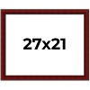 PosterPalooza | Weathered Red Picture Frame - UV Acrylic, Backing Board, Hanging Hardware Included - 2 of 4