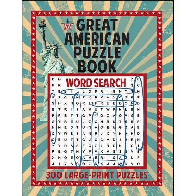 Great American Puzzle Book - (Great American Puzzle Books) by  Applewood Books (Paperback)