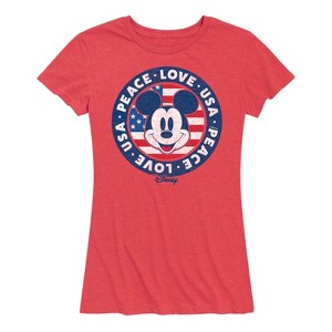 Women's - Disney - Americana Short Sleeve Graphic T-Shirt - 1 of 4