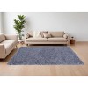 Blue Shag Hand Tufted Area Rug - 2 of 4