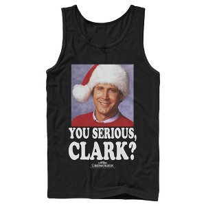 Men's National Lampoon's Christmas Vacation You Serious, Clark Tank Top - 1 of 4