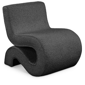 Meridian Furniture,Desiree Boucle Fabric Accent Chair - 1 of 4