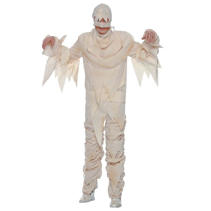 Halloween Express Men's Mummy Costume - Size X Large - White, 1 of 2