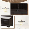 Kumasinova Retro Storage Bench,Shoe Bench with Soft-Close Devices,Storage Chest with Hidden Storage,Cushion,Ottomans for Living Room,Entryway - 4 of 4