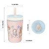 LunaLulinlk 12oz Toddler Cups For Travel or At Home, Vacuum Insulated Stainless Steel Sippy Cup With Leak-Proof Design For Kids - 2 of 4