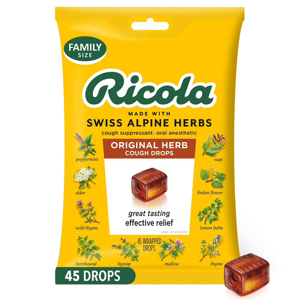 GTIN 036602300330 product image for Ricola Cough Drops - Original Herbs - 45ct | upcitemdb.com