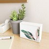 Cassia Beck Pink Leaves II Framed Mini Art Print - Society6 - 2 of 3