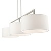 Livex Lighting Meridian 3 - Light Chandelier in  Brushed Nickel - 3 of 4