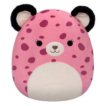 Squishmallows 16" Jalisca the Pink Leopard with Fuzzy Belly Plush Toy