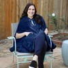 Catalonia Women's Fuzzy Fleece Cardigan, Open Front No Sleeve Shrug, Cozy Hoodie Blanket Shawls Wearable, Valentine’s Day Gift Woman - 3 of 4