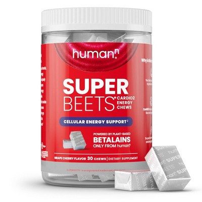 SuperBeets CardiO2 Beet Energy Vegan Chews - 30ct