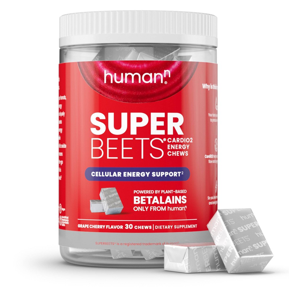 Photos - Vitamins & Minerals SuperBeets CardiO2 Beet Energy Vegan Chews - 30ct