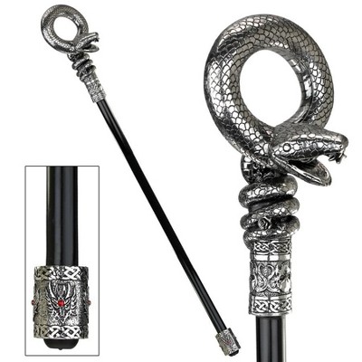 The Dragonsthorne Collection: Medusa's Snake Walking Stick