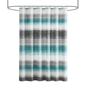 LunaLulinlk Stripe Print Shower Curtain - 1 of 4