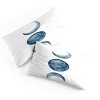 Deny Designs Kris Kivu Blue Moon Phases Watercolor Comforter and Pillow Shams White - 2 of 3