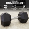 Synergee Rubber Hex Dumbbells Singles - 2 of 4