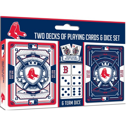 MasterPieces Officially Licensed MLB Boston Red Sox Playing Cards - 54 Card  Deck for Adults