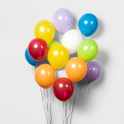 Pastel Multicolor Polka Dot Balloons 6ct