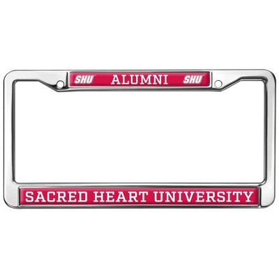 Sacred Heart University Alumni Logo Full Size Standard License Plate Metal Frame
