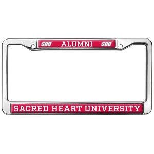Sacred Heart University Alumni Logo Full Size Standard License Plate Metal Frame - 1 of 4