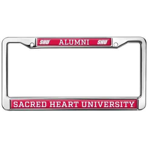 Sacred Heart University Alumni Logo Full Size Standard License Plate Metal Frame - image 1 of 4