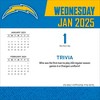 NFL Los Angeles Chargers 2025 Box Calendar - 3 of 4
