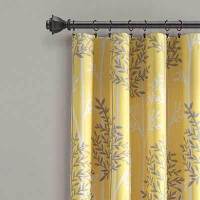 Light Yellow Blackout Curtains Target, Yellow And Grey Blackout Curtains