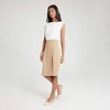 Women's Front Slit Pencil Skirt - A New Day™ - 2 of 4