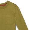 Mightly Toddler Fair Trade Organic Cotton Pocket Long Sleeve T-Shirt - 3 of 3