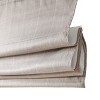 Dsvimoy Curtain Panel Cordless Roman Shade Basketweave Room Darkening for Stylish Interiors, Gray, 11.42"*4.4"*7.48" - 4 of 4
