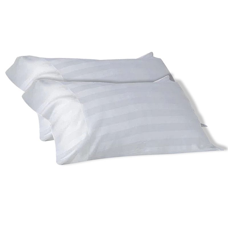 Dr. Pillow Royal deluxe Nutra sleep pillow case Pack Of 2, White, 1 of 8