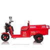 12V Electric Ride-On Cargo Trike for Kids , 2WD 3-Wheel Truck Toy with Storage Bed, LED, Music & Wide Seat, Safe Electric Vehicle for Toddlers - 4 of 4