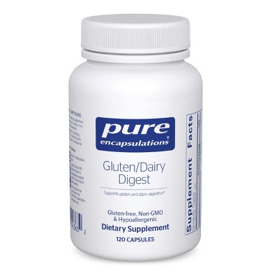 Pure Encapsulations Gluten/Dairy Digest - Unique Mix of Enzymes to Support Healthy Gluten and Dairy Digestion*