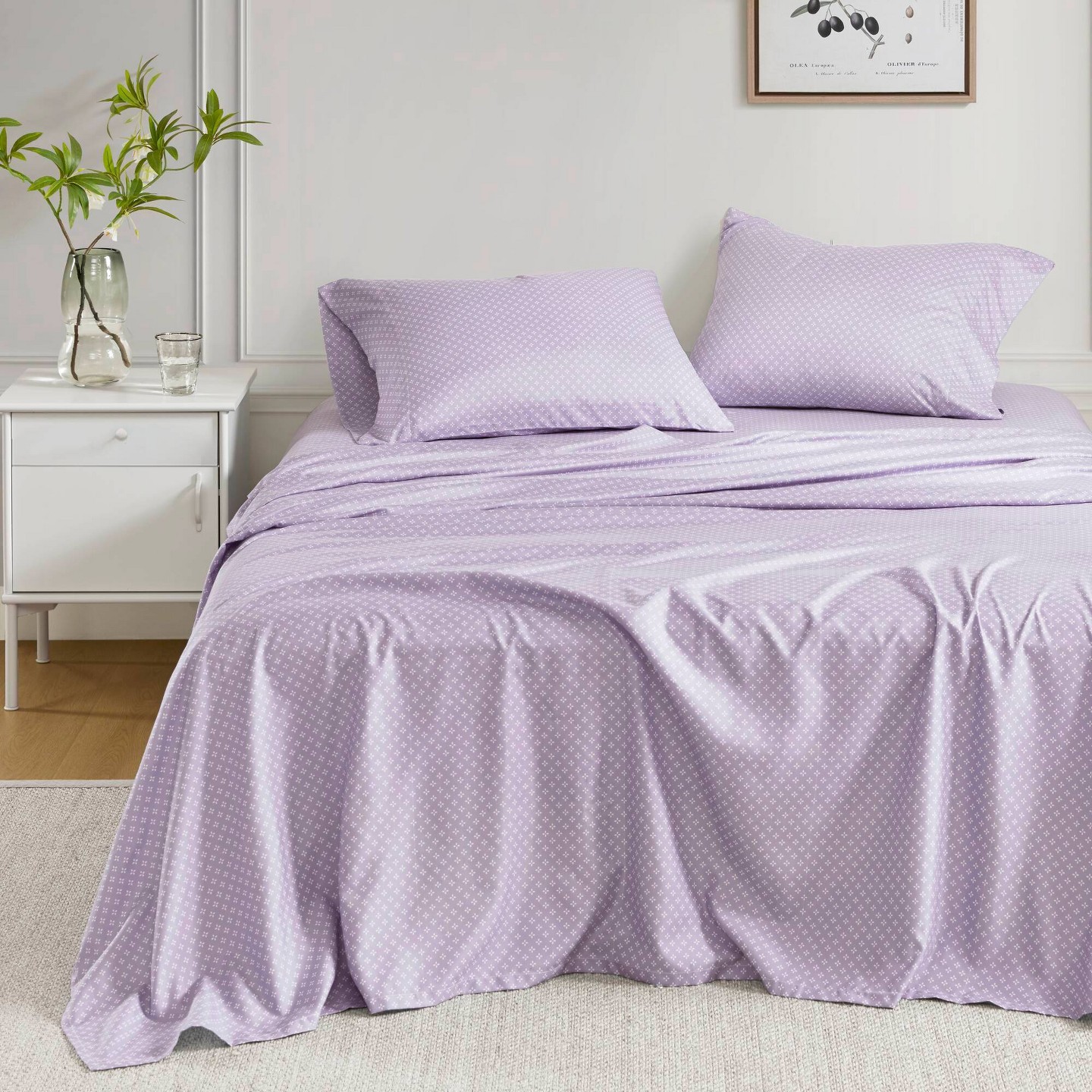 Комплект с одеялом Madison Park Twin Willow Floral Comforter Set with Bed Sheet Taupe, цвет: С принтом — фото 7