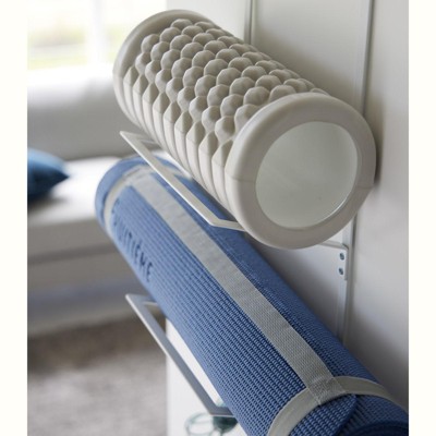 White Steel Over-the-Door Fitness Equipment Hanger