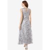 Roaman's Women's Plus Size Embellished Gown With Shawl - 3 of 4