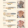 BABYYER Travel Size Makeup Brushes Set, Mini Complete Function Makeup Brush Set with Case and Mirror, for On The Go - 3 of 4