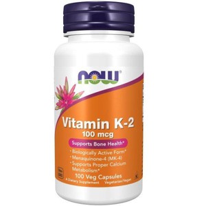 Vitamin K-2 100 mcg by Now Foods  -  100 VegCap - 1 of 3