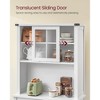 VASAGLE 71" Pantry Cabinet with Lights and Charging Station, Kitchen Pantry Cabinet,Farmhouse Storage Cabinet - 4 of 4