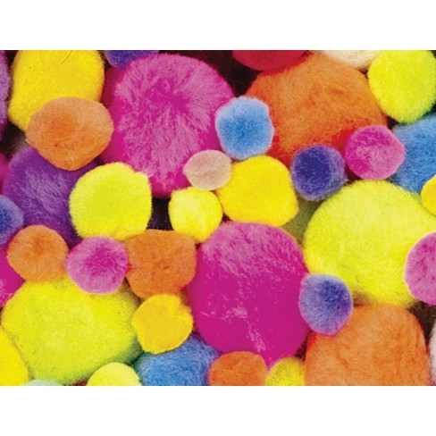 Colorations® Glitter Pom-Poms - 300 Pieces