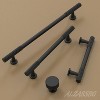 attop 10 Pack Matt Black Cabinet Pulls, 5 Inch(128mm) Hole Centers Cabinet Handles Kitchen Hardware for Cabinets and Drawers - 4 of 4