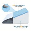 LISM 12 Inch Memory Foam Bed Wedge Pillow with Washable Cover - 3 of 4
