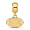 Black Bow Jewelry 14k Yellow Gold Plated Sterling Silver Auburn Tigers NCAA Bead Charm - 3 of 4