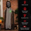 Resenkos 74" Skeleton Witch, Animatronic with Sound & Motion Activation, Light-Up Eyes & Chest, Green Gray - 3 of 4